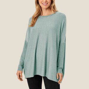 MASAI Women's‎ Jadeite Fanacy Jumper Green Long Sleeve Relaxed Sweater Large
